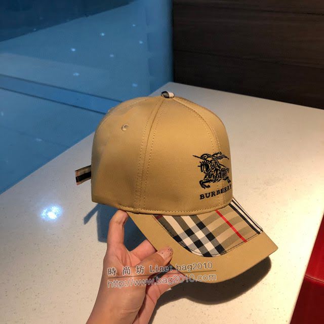 Burberry男士帽子 巴寶莉經典戰馬棒球帽鴨舌帽  mm1178